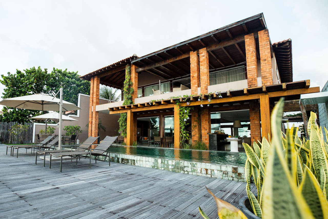 Casa de praia de frente para o mar em Salinópolis, no Pará