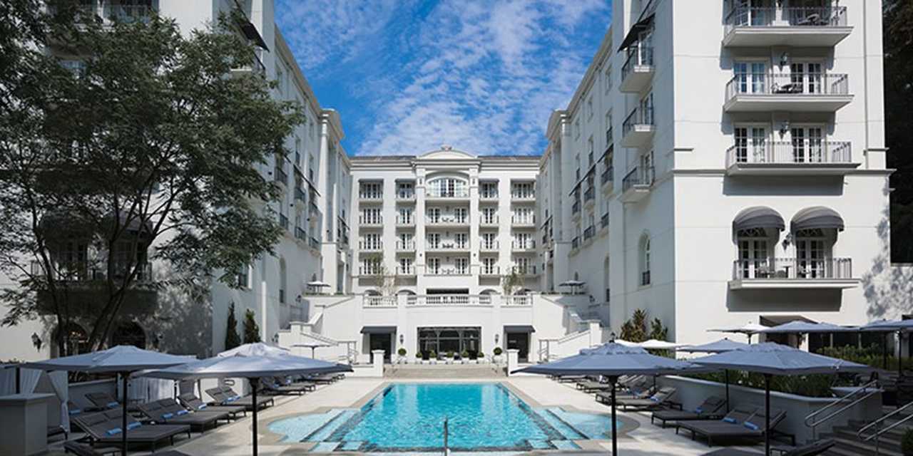 foto da piscina do hotel Palácio Tangará