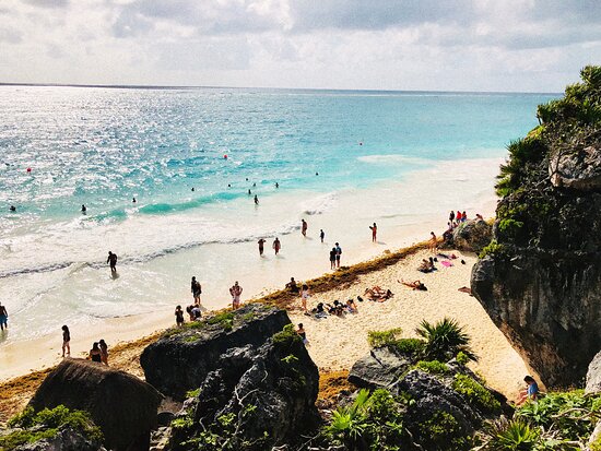 praia em Tulum Mexico