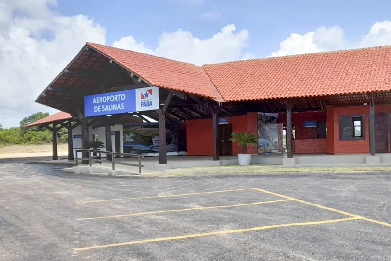 Fachada do Aeroporto de Salinópolis (PA)