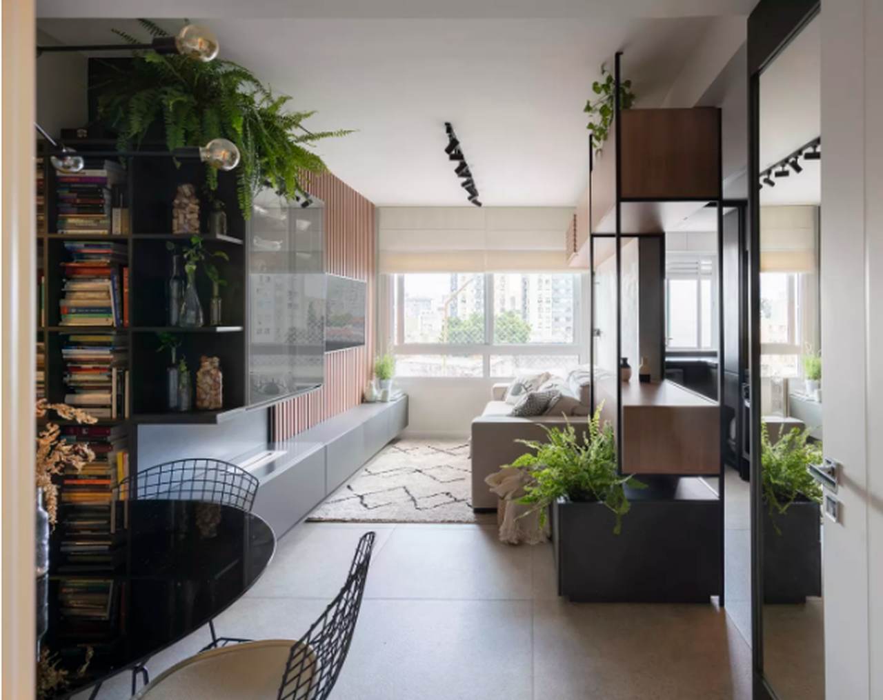 Decoração de casa: sala integrada à cozinha