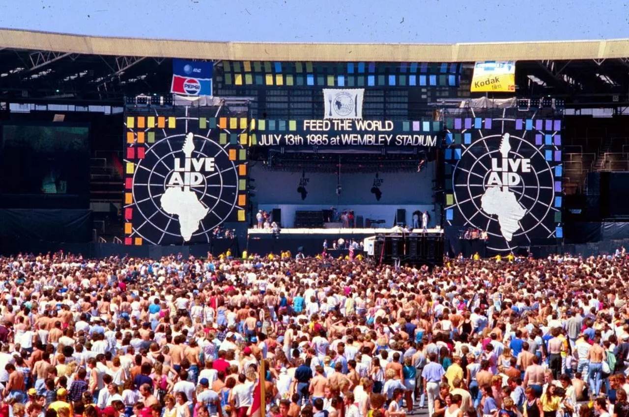 Live Aid, em 1985