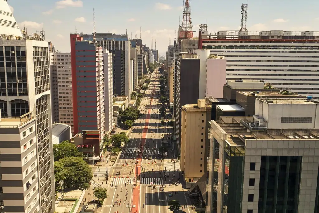 Vista aérea de São Paulo