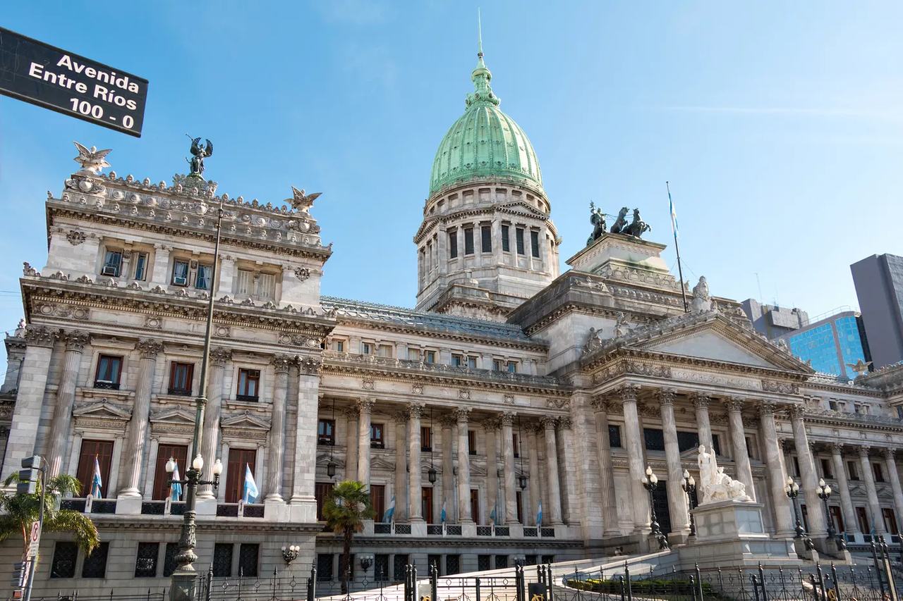 Congresso Nacional da Argentina (Foto Getty ImagesiStockphoto)
