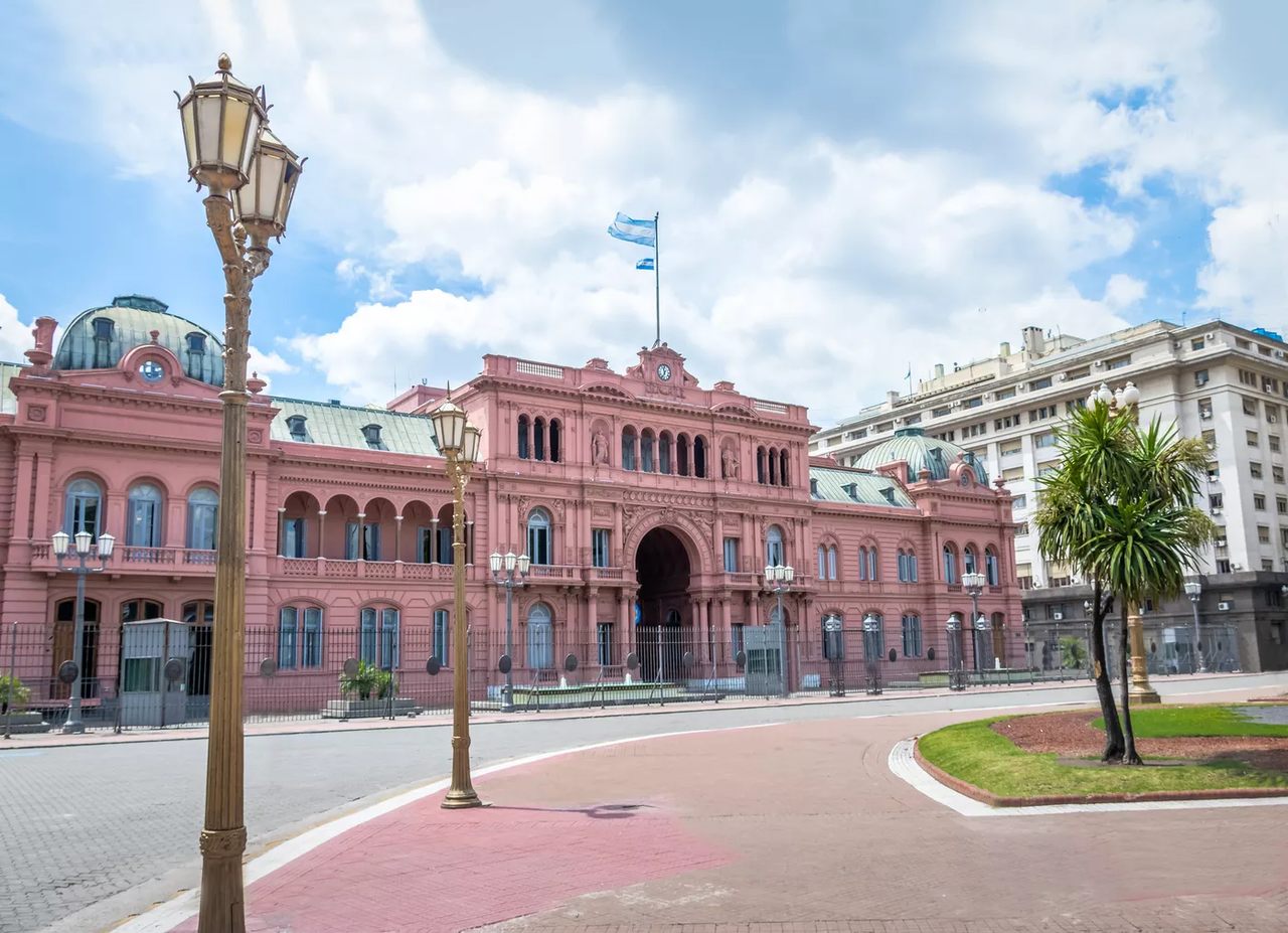 A famosa Casa Rosada (Foto: Getty Images/iStockphoto)