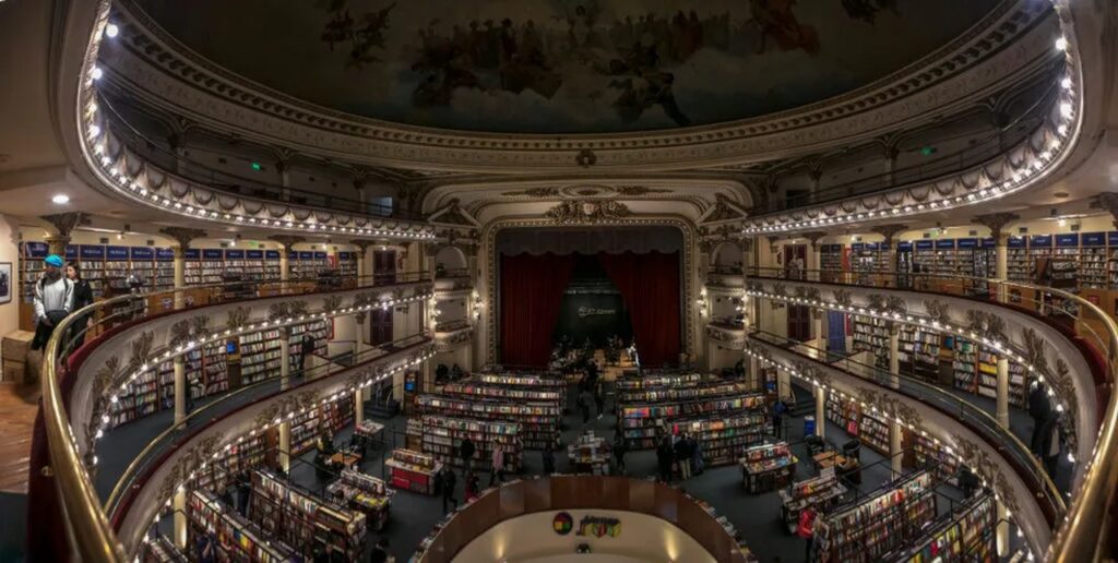 El Ateneo Grand Splendid, biblioteca na Argentina — Foto: Getty Images