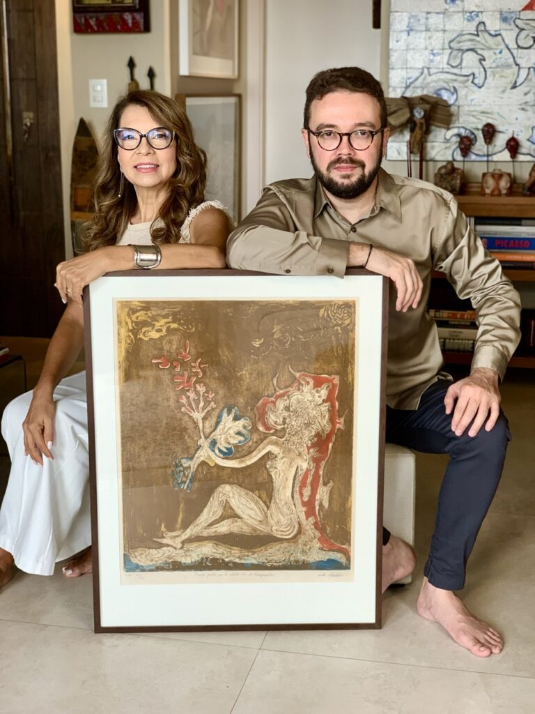 Curadora Vânia Leal e Eduardo Vasconcelos