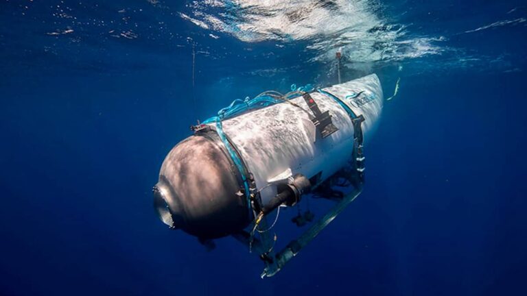 Submarino da empresa OceanGate Expeditions desapareceu — Foto: OceanGate Expeditions/ Divulgação
