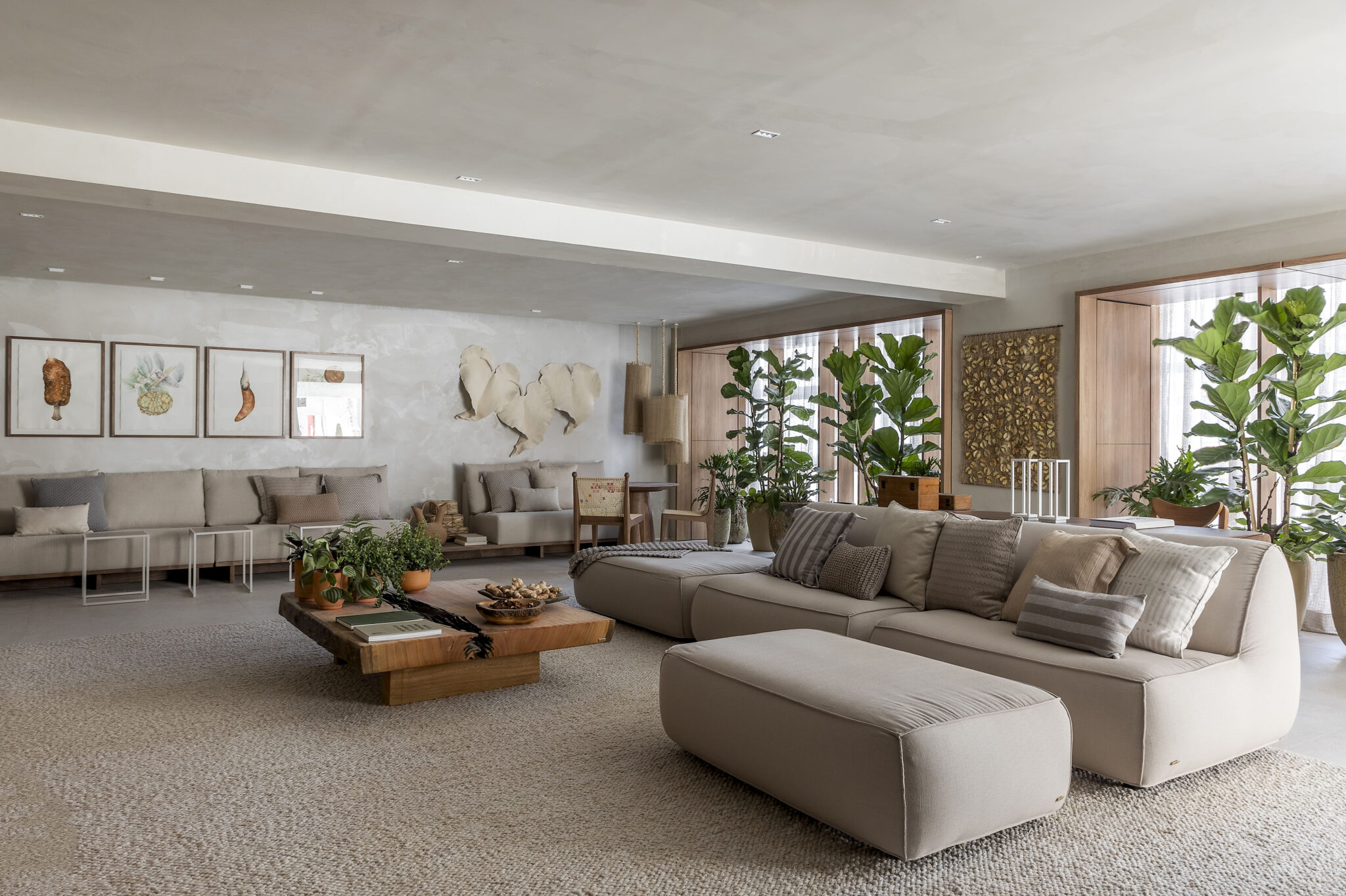 Casa: boas escolhas no décor dos ambientes contribuem com a saúde mental (sala de estar, foto: Revista Design.com)