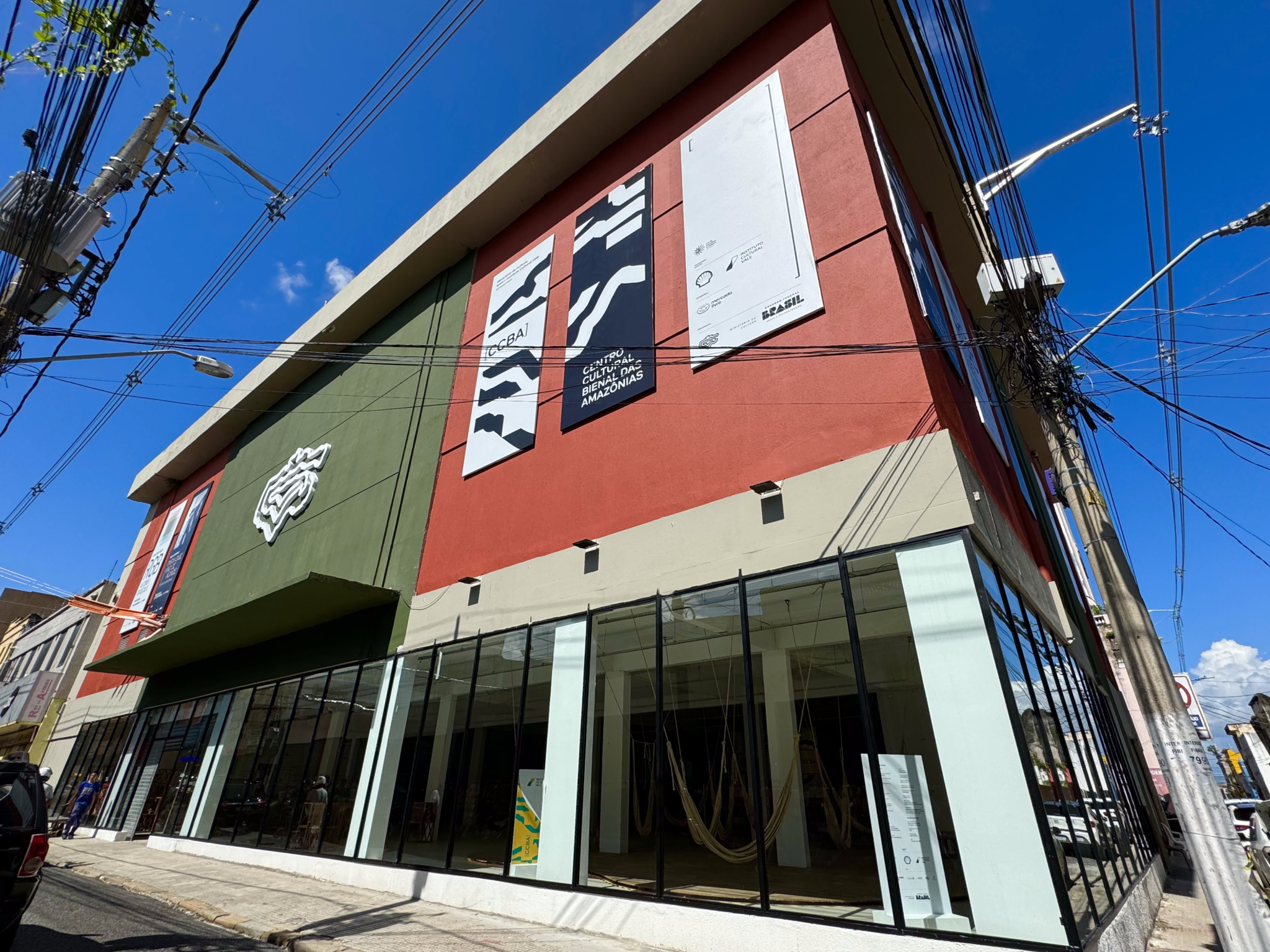 Fachada do Centro Cultural Bienal das Amazônias em Belém (Foto: Luiz Cláudio Fernandes)